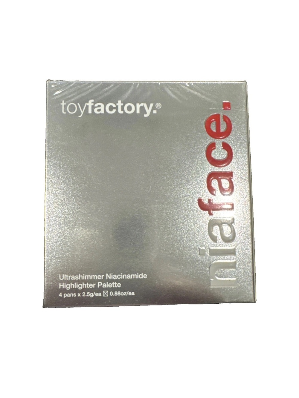toyfactory Niacinamide Highlighter Palette 0.88oz Glow Makeup NEW niaface Sealed